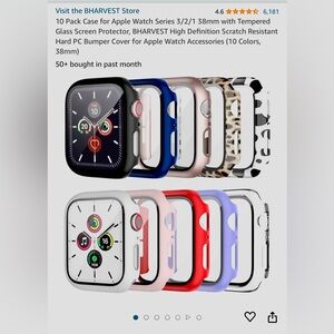 10 Pack Case for Apple Watch Series 3/2/1 38mm